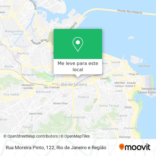 Rua Moreira Pinto, 122 mapa