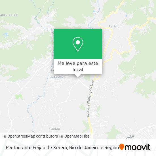 Restaurante Feijao de Xérem mapa