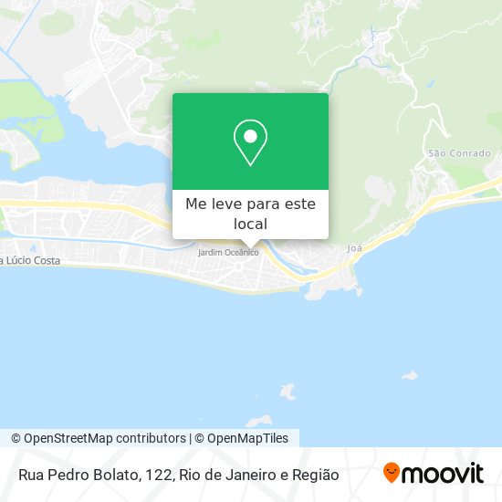 Rua Pedro Bolato, 122 mapa