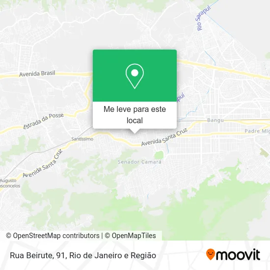 Rua Beirute, 91 mapa