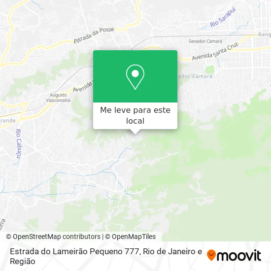 Estrada do Lameirão Pequeno 777 mapa