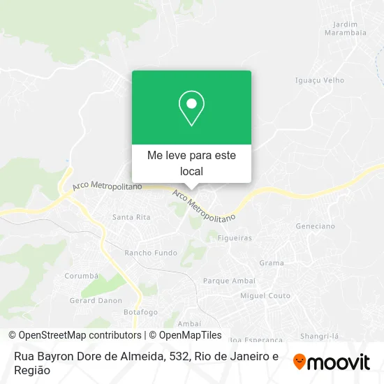 Rua Bayron Dore de Almeida, 532 mapa