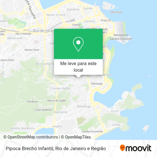 Pipoca Brechó Infantil mapa