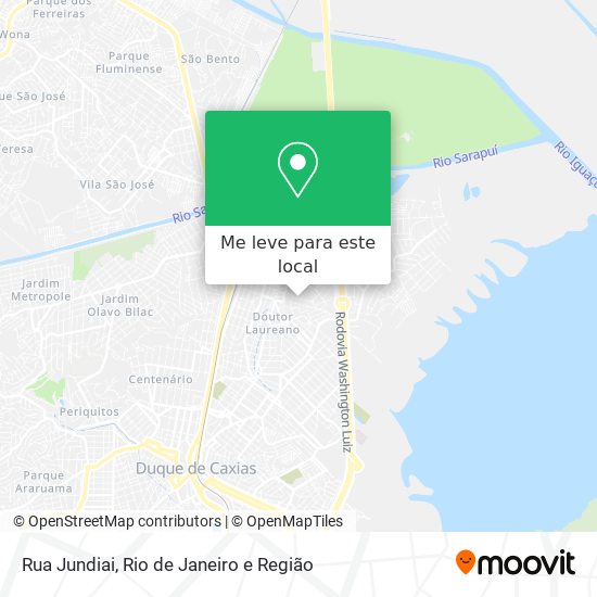 Rua Jundiai mapa