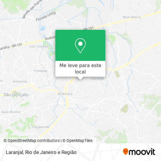 Laranjal mapa