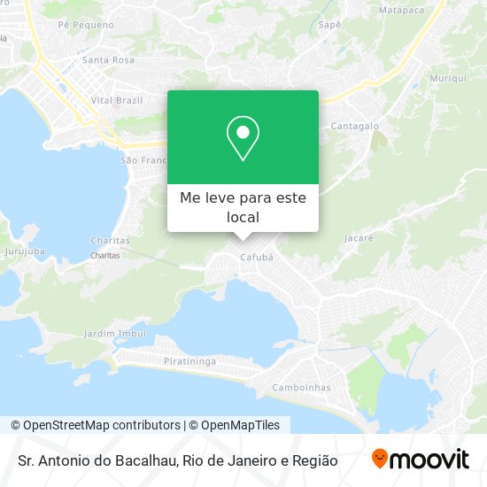 Sr. Antonio do Bacalhau mapa