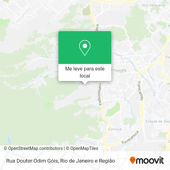 Rua Doutor Odim Góis mapa