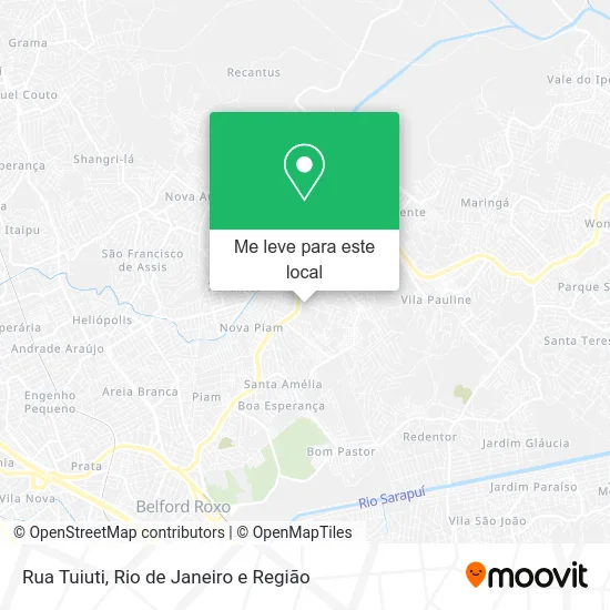 Rua Tuiuti mapa
