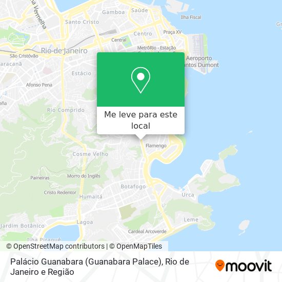 Palácio Guanabara (Guanabara Palace) mapa