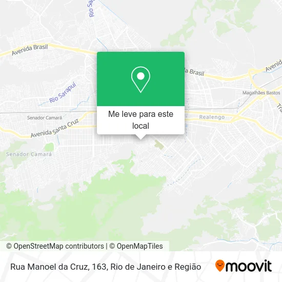 Rua Manoel da Cruz, 163 mapa