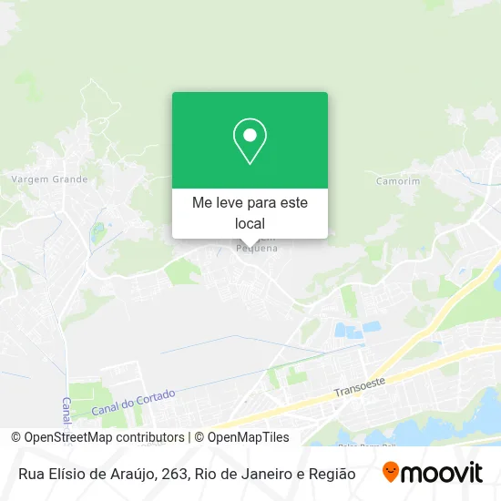 Rua Elísio de Araújo, 263 mapa