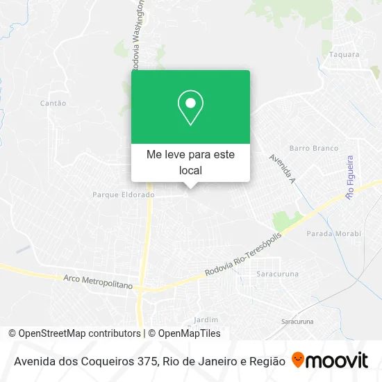 Avenida dos Coqueiros 375 mapa