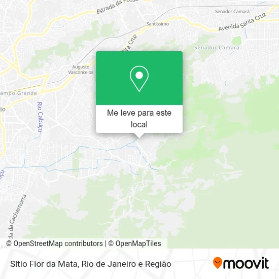 Sítio Flor da Mata mapa
