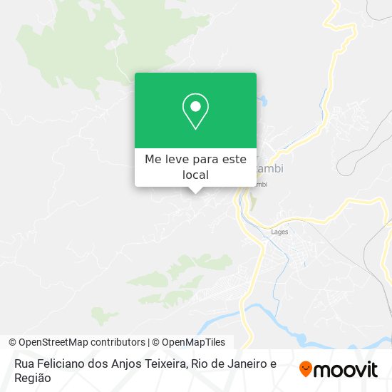 Rua Feliciano dos Anjos Teixeira mapa