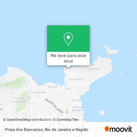 Praia dos Bancarios mapa