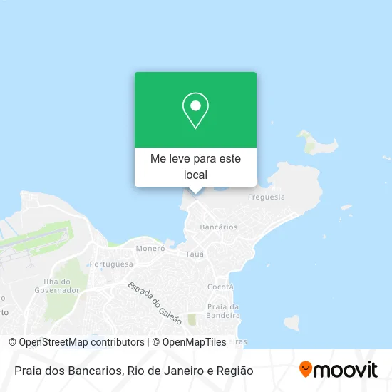 Praia dos Bancarios mapa