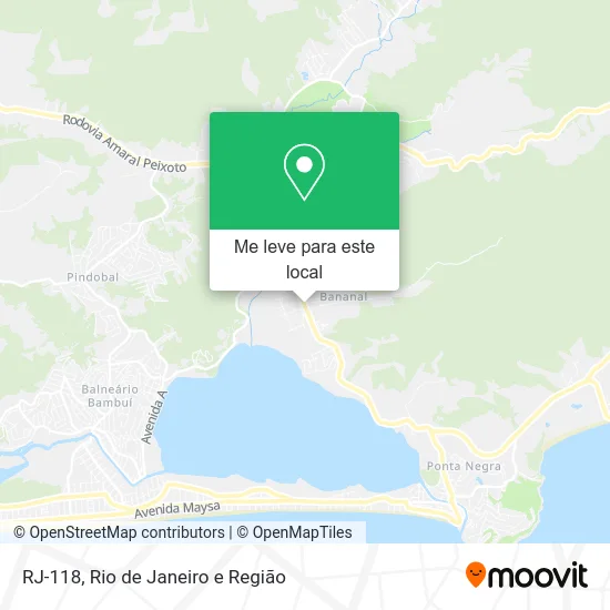 RJ-118 mapa