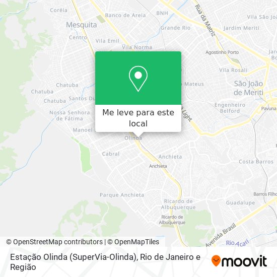 Estação Olinda (SuperVia-Olinda) mapa