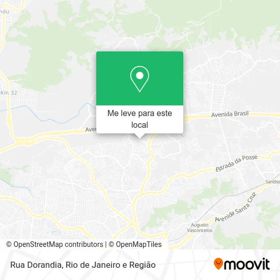 Rua Dorandia mapa