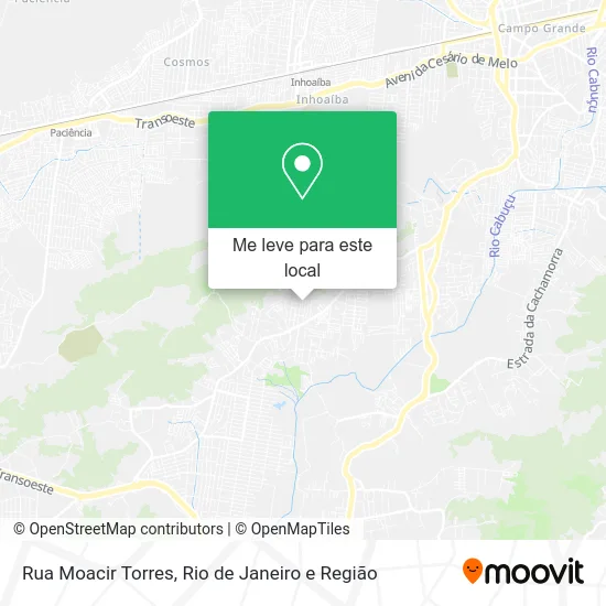 Rua Moacir Torres mapa