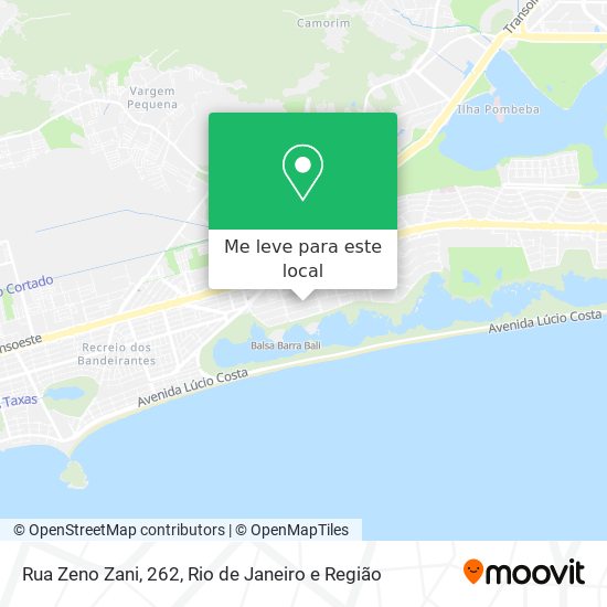 Rua Zeno Zani, 262 mapa