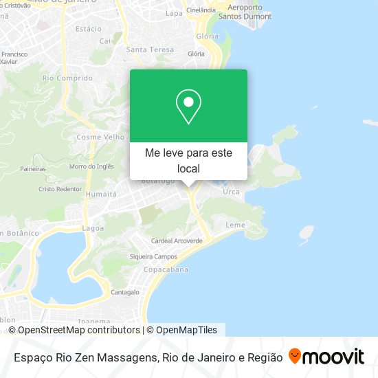 Espaço Rio Zen Massagens mapa