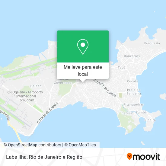Labs Ilha mapa