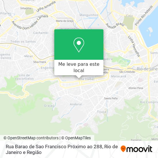 Rua Barao de Sao Francisco Próximo ao 288 mapa