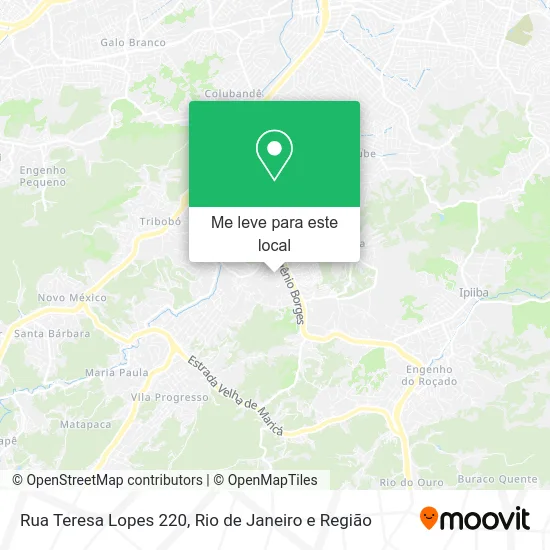 Rua Teresa Lopes 220 mapa