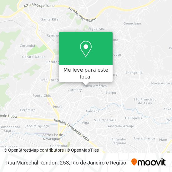 Rua Marechal Rondon, 253 mapa