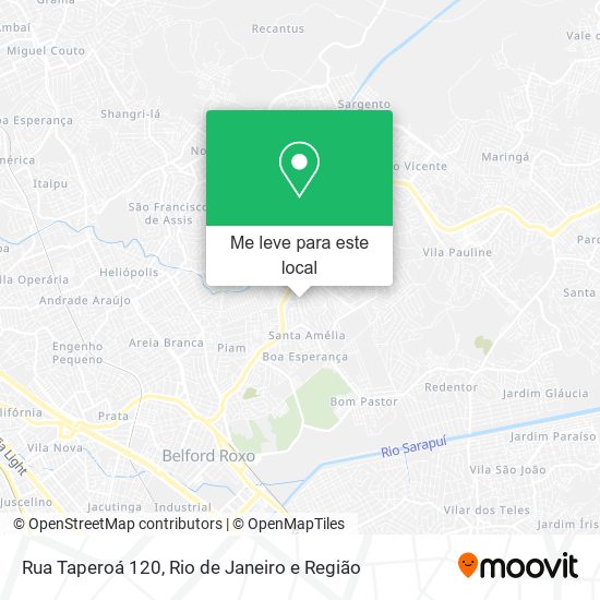 Rua Taperoá 120 mapa