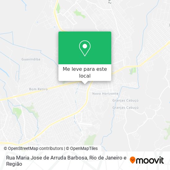 Rua Maria Jose de Arruda Barbosa mapa