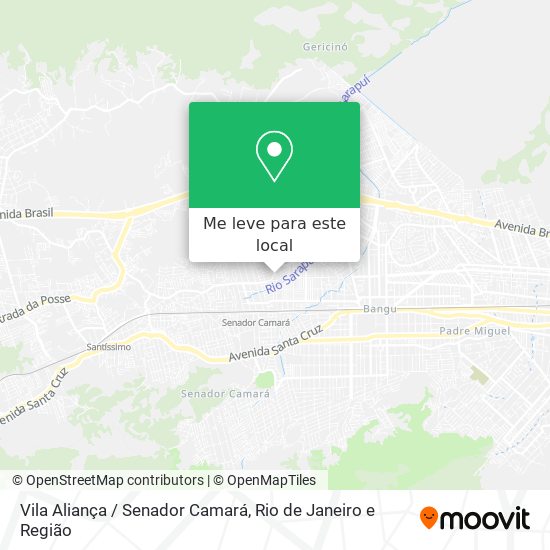 Vila Aliança / Senador Camará mapa