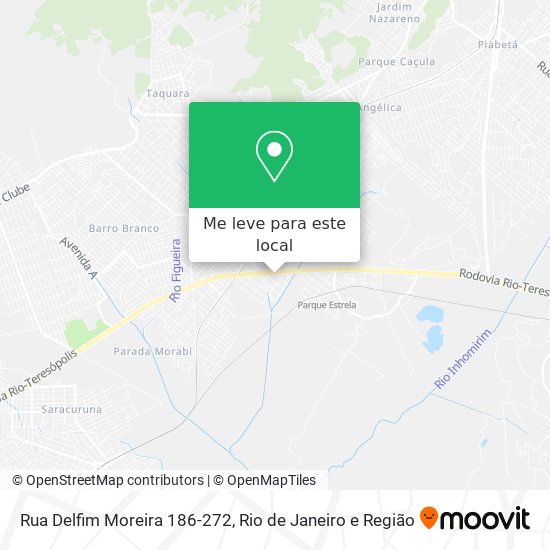 Rua Delfim Moreira 186-272 mapa