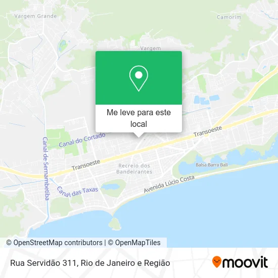 Rua Servidão 311 mapa