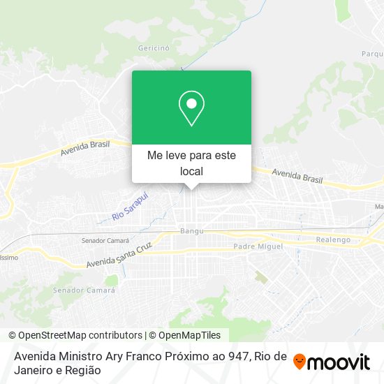 Avenida Ministro Ary Franco Próximo ao 947 mapa