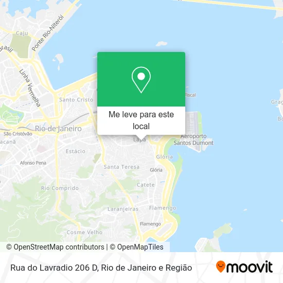 Rua do Lavradio 206 D mapa