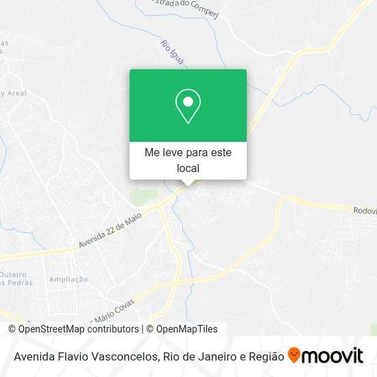 Avenida Flavio Vasconcelos mapa