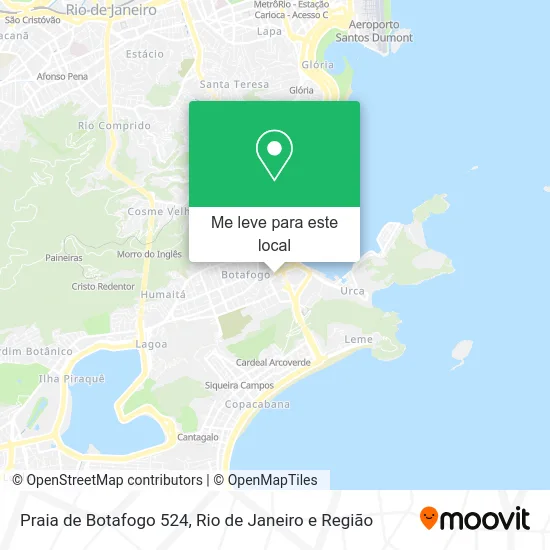 Praia de Botafogo 524 mapa