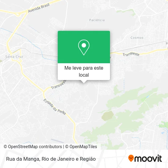 Rua da Manga mapa