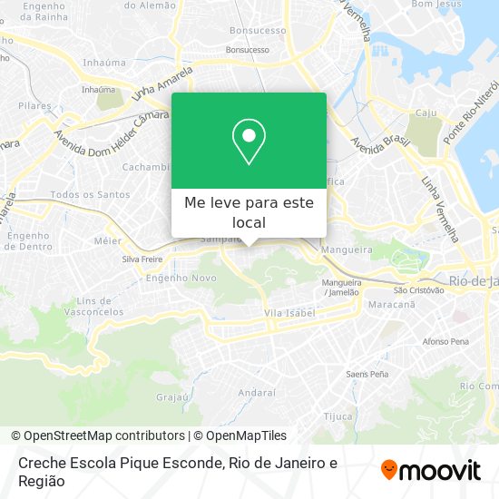 Creche Escola Pique Esconde mapa