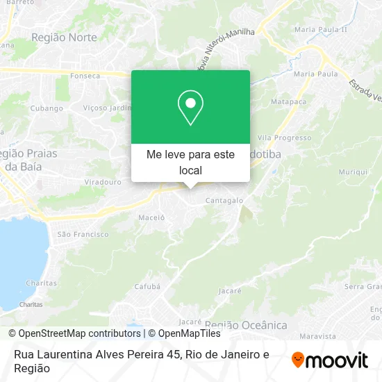 Rua Laurentina Alves Pereira 45 mapa