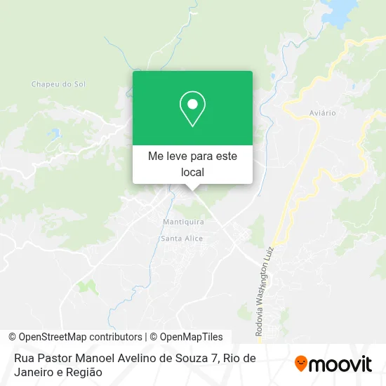 Rua Pastor Manoel Avelino de Souza 7 mapa