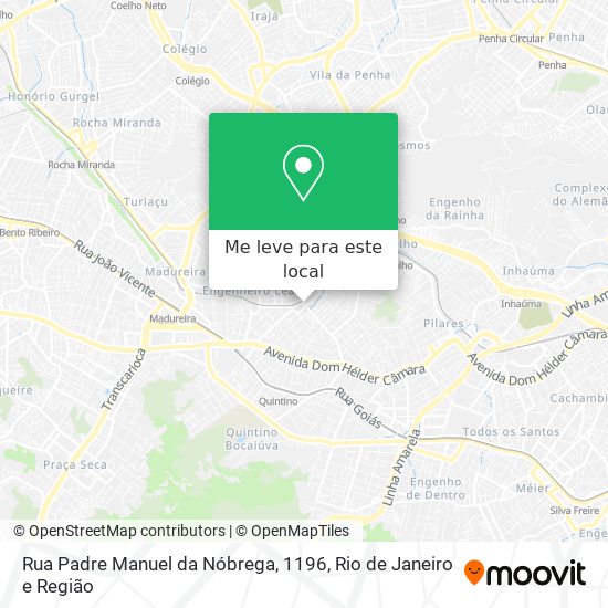 Rua Padre Manuel da Nóbrega, 1196 mapa