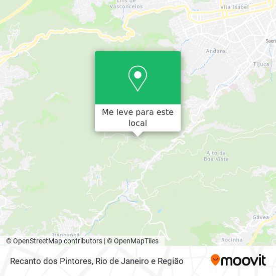 Recanto dos Pintores mapa