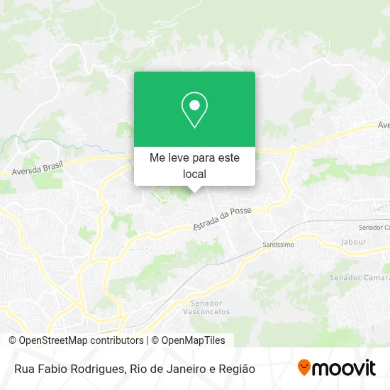 Rua Fabio Rodrigues mapa