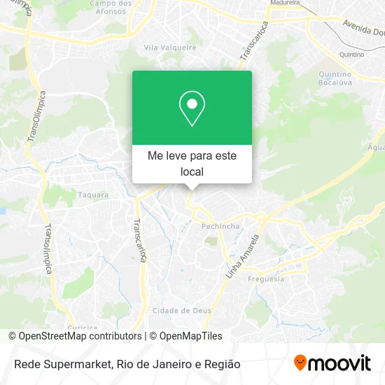 Rede Supermarket mapa