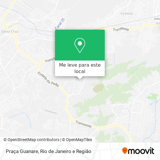 Praça Guanare mapa