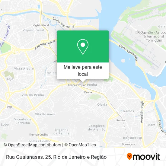 Rua Guaianases, 25 mapa