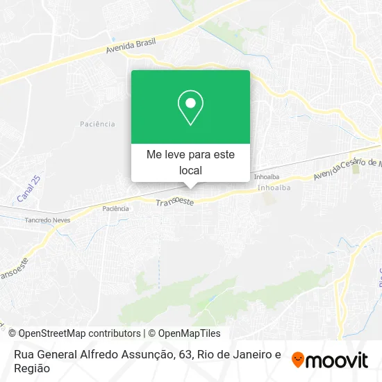 Rua General Alfredo Assunção, 63 mapa